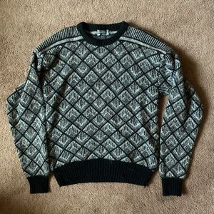 Thrifted grandpa sweater